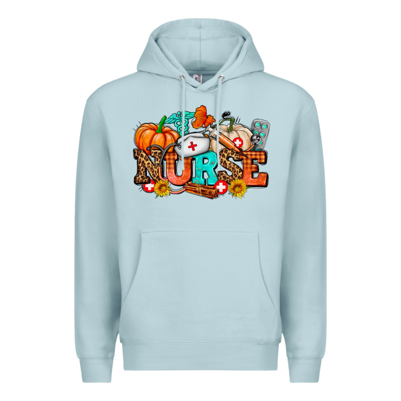 Nurse With Fall Element Premium Hoodie by AdoDesignShop | Teevron
