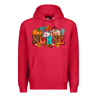 Cardinal nurse with fall element Premium Hoodie - AdoDesignShop