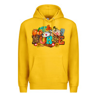 Lemon nurse with fall element Premium Hoodie - AdoDesignShop