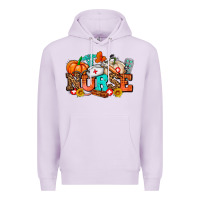 Lilac nurse with fall element Premium Hoodie - AdoDesignShop