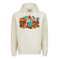 Oatmeal Heather nurse with fall element Premium Hoodie - AdoDesignShop