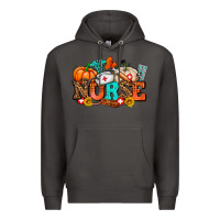 Smoke nurse with fall element Premium Hoodie - AdoDesignShop