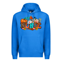 True Royal nurse with fall element Premium Hoodie - AdoDesignShop