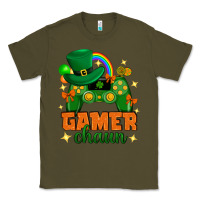 Army Green Gamer chaun st.patricks day Classic Tee - Neo Western