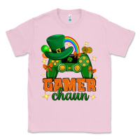 Bubblegum Pink Gamer chaun st.patricks day Classic Tee - Neo Western