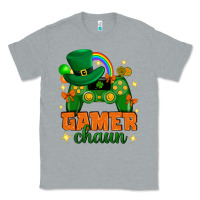 Heather Grey Gamer chaun st.patricks day Classic Tee - Neo Western