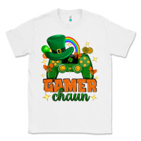 White Gamer chaun st.patricks day Classic Tee - Neo Western