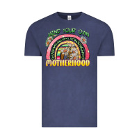 Vintage Denim mind your own motherhood Vintage Tee - Zillion Design Studio