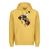 Antique Gold american paint horse rodeo cowboy Premium Hoodie - MaliasSmallBusiness