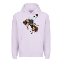 Lilac american paint horse rodeo cowboy Premium Hoodie - MaliasSmallBusiness