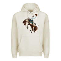 Oatmeal Heather american paint horse rodeo cowboy Premium Hoodie - MaliasSmallBusiness
