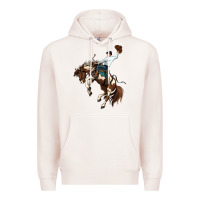 Pale Pink american paint horse rodeo cowboy Premium Hoodie - MaliasSmallBusiness