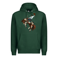 Sports Green american paint horse rodeo cowboy Premium Hoodie - MaliasSmallBusiness