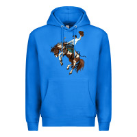 True Royal american paint horse rodeo cowboy Premium Hoodie - MaliasSmallBusiness