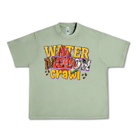 Oil Green watermelon crawl Urban Heavy Tee - texasbilliewilder