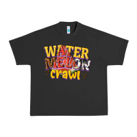 Pigment Black watermelon crawl Urban Heavy Tee - texasbilliewilder