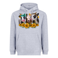 Heather Grey sunflower heifers Heavyweight Hoodie - Jasminsmagicworld