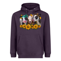 Plum sunflower heifers Heavyweight Hoodie - Jasminsmagicworld
