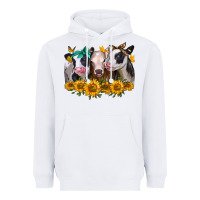 White sunflower heifers Heavyweight Hoodie - Jasminsmagicworld