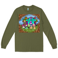 Army Green Farm animal easter tumbler Easter Day Long Sleeve Tee - Neo Western