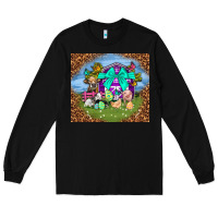 Black Farm animal easter tumbler Easter Day Long Sleeve Tee - Neo Western