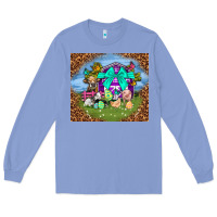 Colony Blue Farm animal easter tumbler Easter Day Long Sleeve Tee - Neo Western