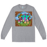 Heather Grey Farm animal easter tumbler Easter Day Long Sleeve Tee - Neo Western