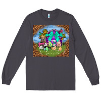 Smoke Farm animal easter tumbler Easter Day Long Sleeve Tee - Neo Western