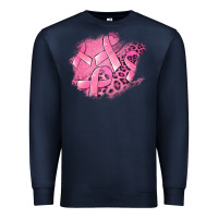Navy breast cancer patches Premium Sweatshirt - Jasminsmagicworld