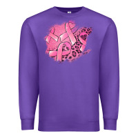 Purple breast cancer patches Premium Sweatshirt - Jasminsmagicworld