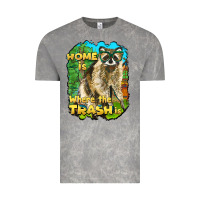 Cloud Rock raccoon home is where the trash is Vintage Tee - BarkalooDesign