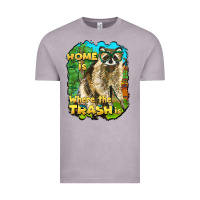 Vintage Zinc raccoon home is where the trash is Vintage Tee - BarkalooDesign
