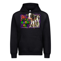 Black Mardi Gras Calf Urban Hoodie - LillyAllenDesigns