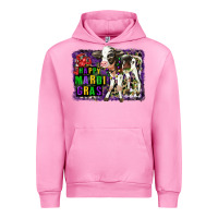 Fuchsia Pink Mardi Gras Calf Urban Hoodie - LillyAllenDesigns