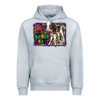 Heather Grey Mardi Gras Calf Urban Hoodie - LillyAllenDesigns