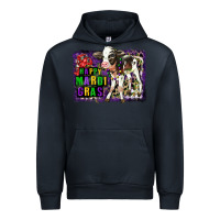 Navy Mardi Gras Calf Urban Hoodie - LillyAllenDesigns