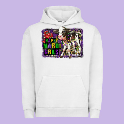 Mardi Gras Calf Urban Hoodie Designed By Lillyallendesigns