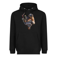 Black Sloth Heavyweight Hoodie - LillyAllenDesigns