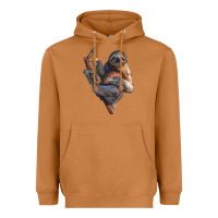 Meerkat Sloth Heavyweight Hoodie - LillyAllenDesigns