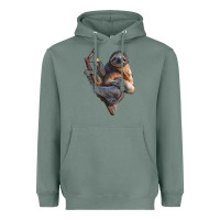 Sage Sloth Heavyweight Hoodie - LillyAllenDesigns