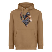 Toasted Coconut Sloth Heavyweight Hoodie - LillyAllenDesigns