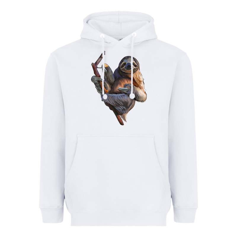 Sloth Heavyweight Hoodie by LillyAllenDesigns | Teevron