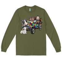 Army Green farm life Long Sleeve Tee - SublimationCraftShop