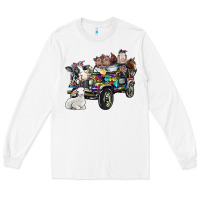 White farm life Long Sleeve Tee - SublimationCraftShop