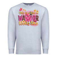 Heather Grey this is what a warrior looks like Premium Sweatshirt - NancyCooperArtShop