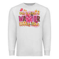 Oatmeal Heather this is what a warrior looks like Premium Sweatshirt - NancyCooperArtShop