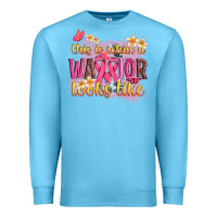 Ocean Blue this is what a warrior looks like Premium Sweatshirt - NancyCooperArtShop