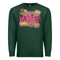 Sports Green this is what a warrior looks like Premium Sweatshirt - NancyCooperArtShop