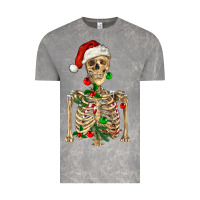 Cloud Rock Christmas Skeleton Vintage Tee - RanaPortraitStore