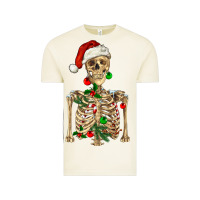 Vintage Arctic Christmas Skeleton Vintage Tee - RanaPortraitStore
